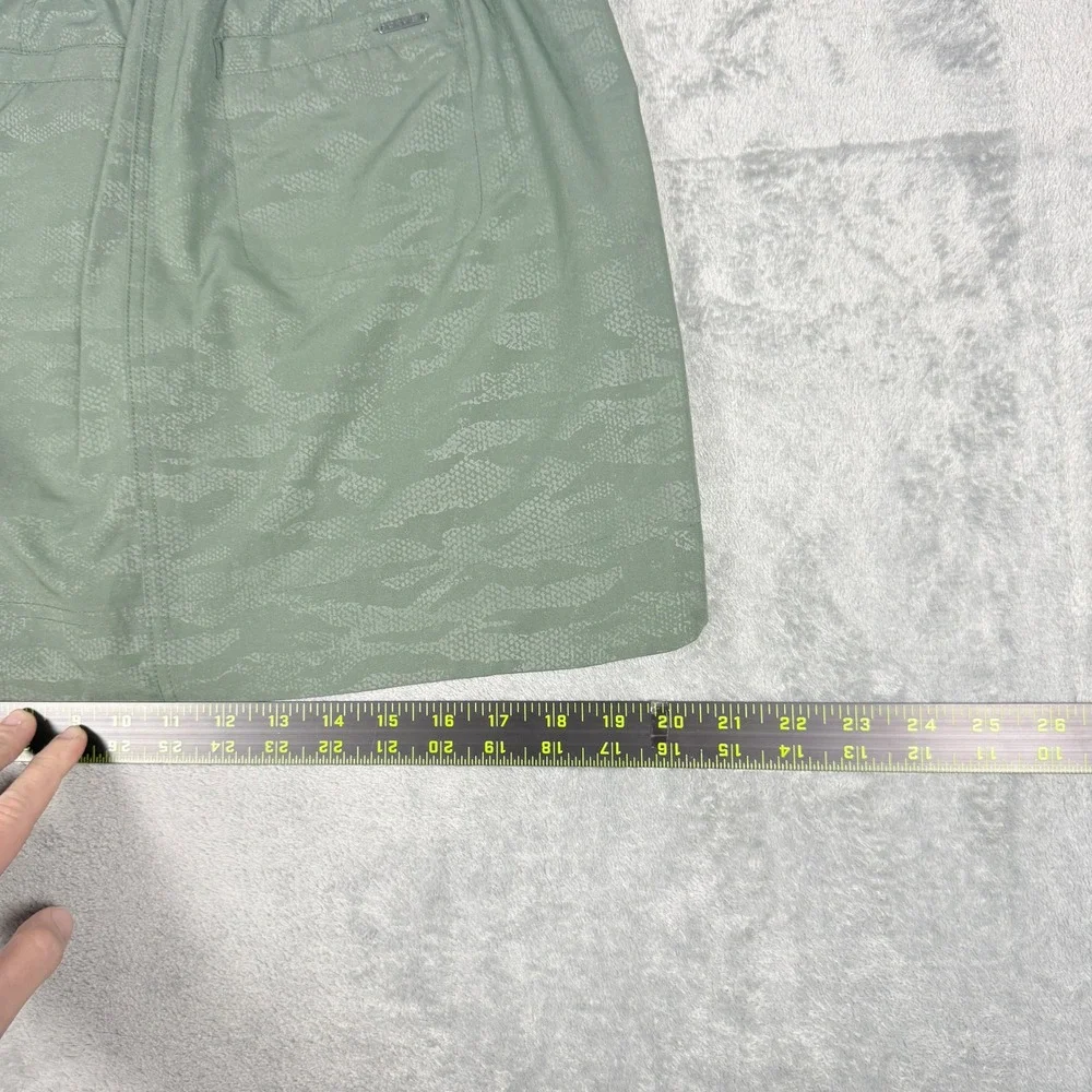 Orvis Womens Small Skort Sage Green Camo Active Hiking Utility Skirt 0783